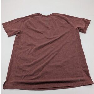 Peloton | Men's Red Heathered Logo Gym Workout Athletic T-Shirt Top, Size L